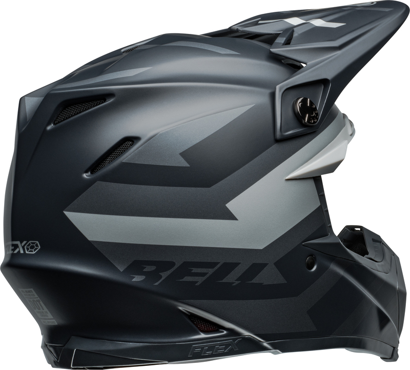 BELL Moto-9S Flex Helm - Banshee Satin Black/Silver M