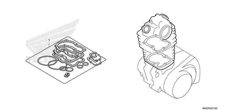 EOP-1 Dichtung Satz A CRF 450 Bj 2022