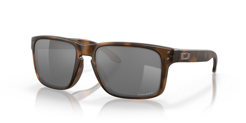 OAKLEY Holbrook Sonnenbrille Gestell Mattbraun Tortoise - Gläser Prizm Schwarz
