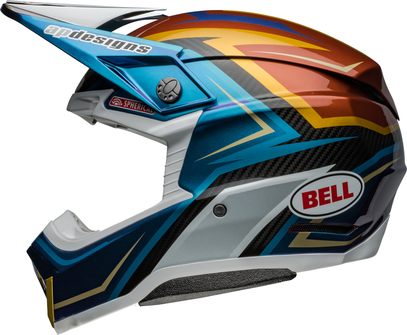 BELL Moto-10 Spherical Helm - Tomac Replica 24 Gloss White/Gold S