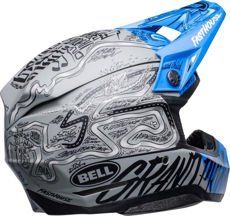 BELL Moto-10 Spherical Helm Fasthouse DID -XL-