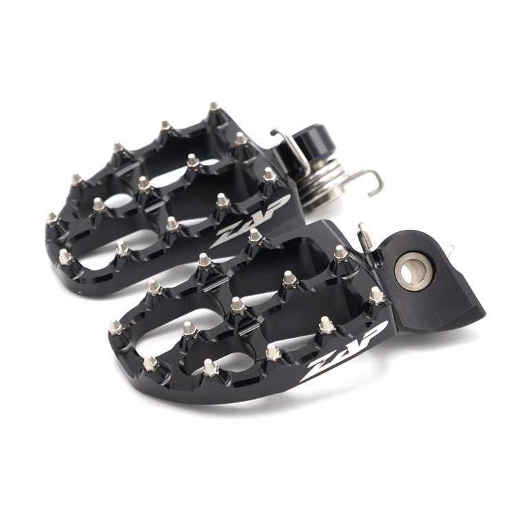 ZAP E-Peg Fußraste Honda CRF 110, Yamaha Retro, KLX 110, 8mm Bolzen Schwarz