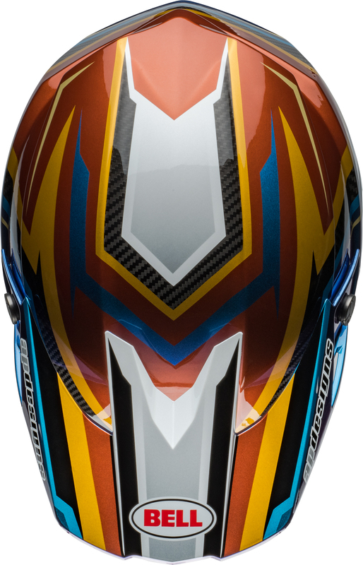 BELL Moto-10 Spherical Helm - Tomac Replica 24 Gloss White/Gold S