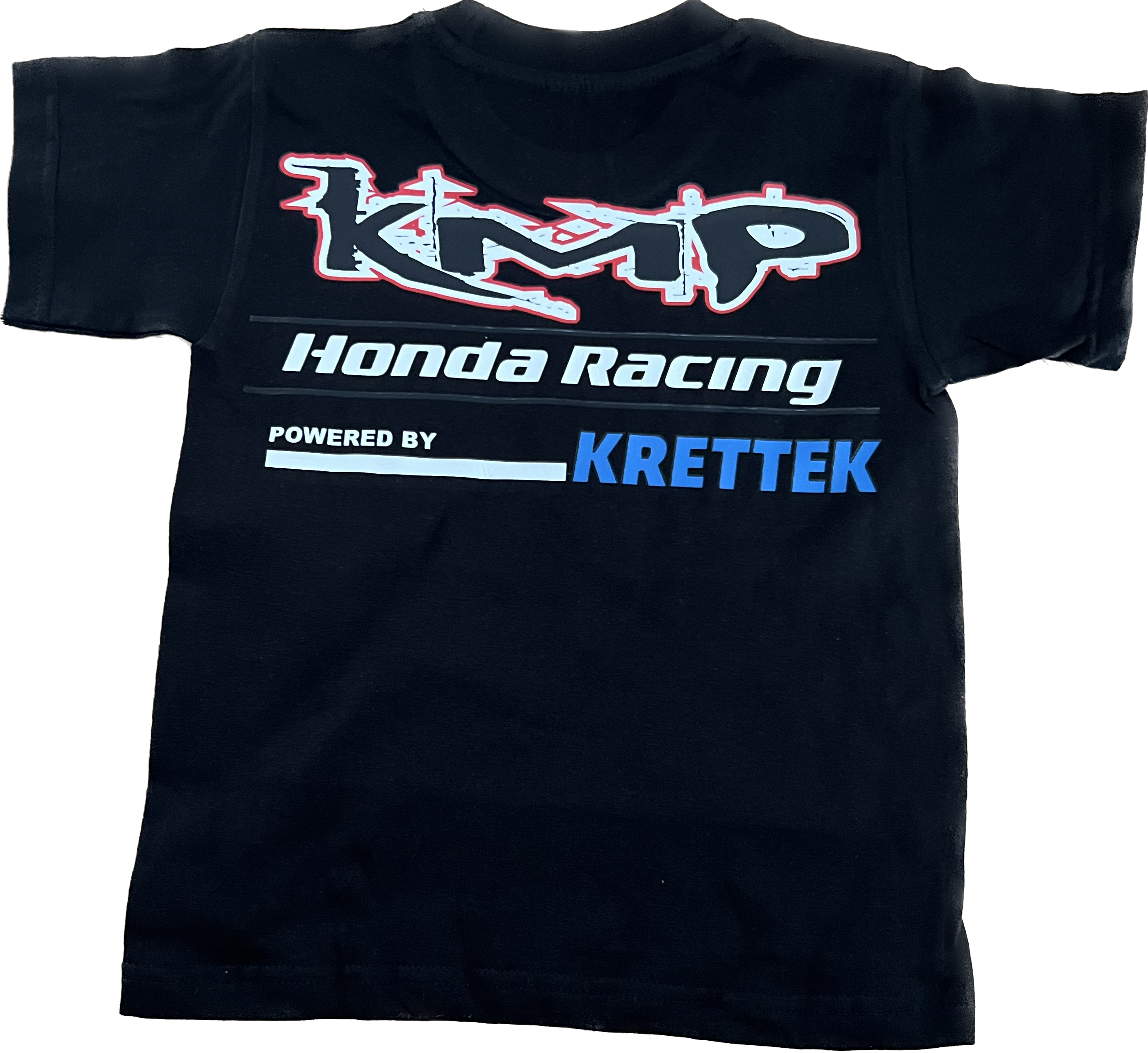 Kinder KMP Honda Racing Tee schwarz - powered by Krettek 6 Jahre