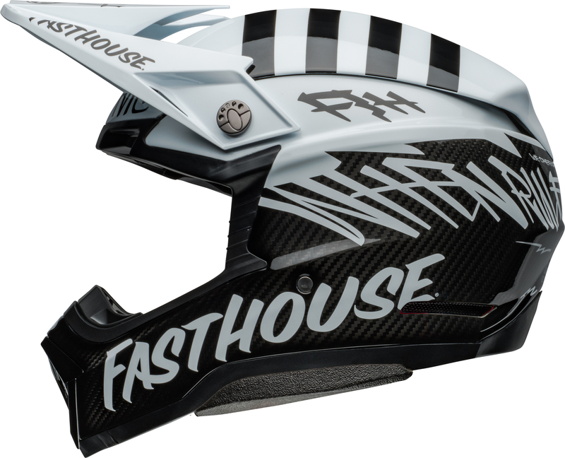 BELL Moto-10 Spherical Helm - Fasthouse Mod Squad Gloss White/Black XL