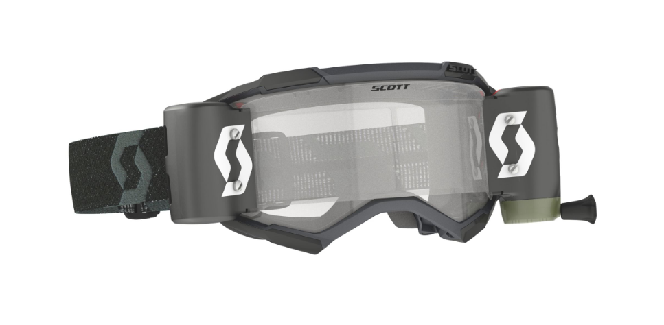 SCOTT FURY WFS BRILLE black / clear works unverspiegelt