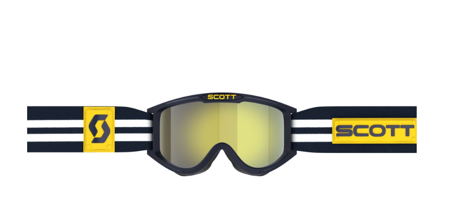 SCOTT 89X ERA BRILLE blue/white / yellow chrome verspiegelt