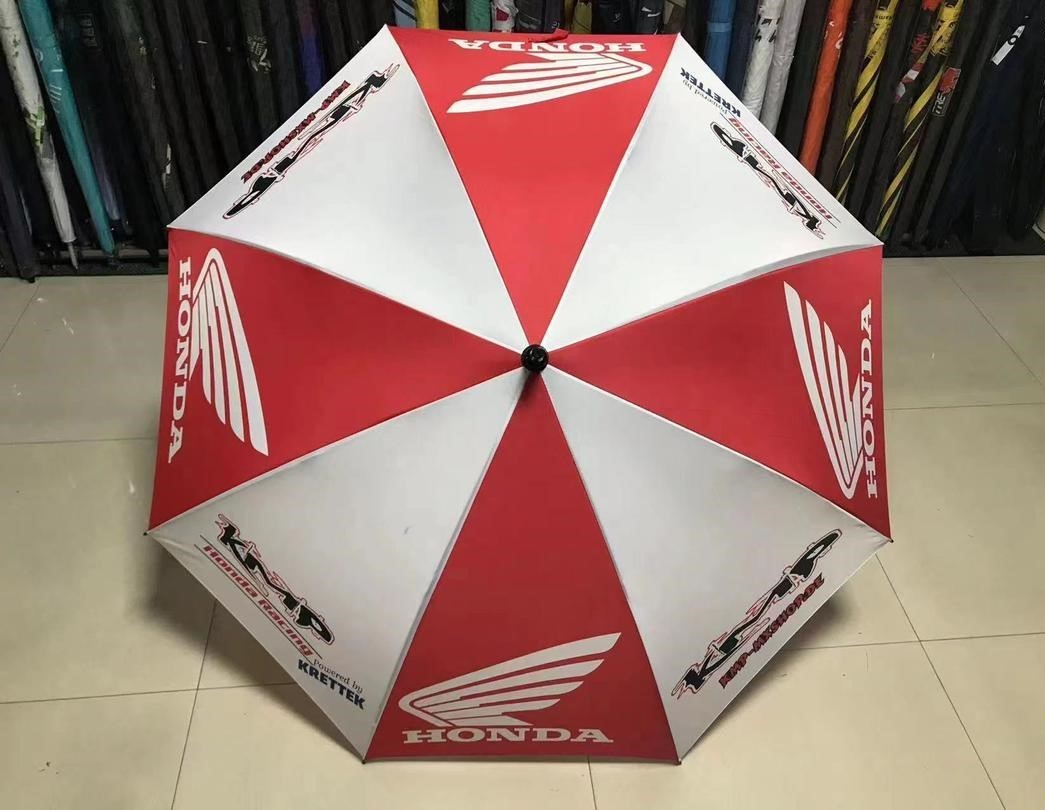 KMP Schirm powered by Krettek Extra Groß Rot Weiß