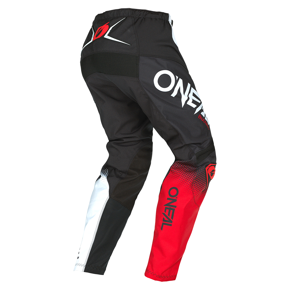 O'NEAL ELEMENT PANTS RACEWEAR BLACK/WHITE/RED 34