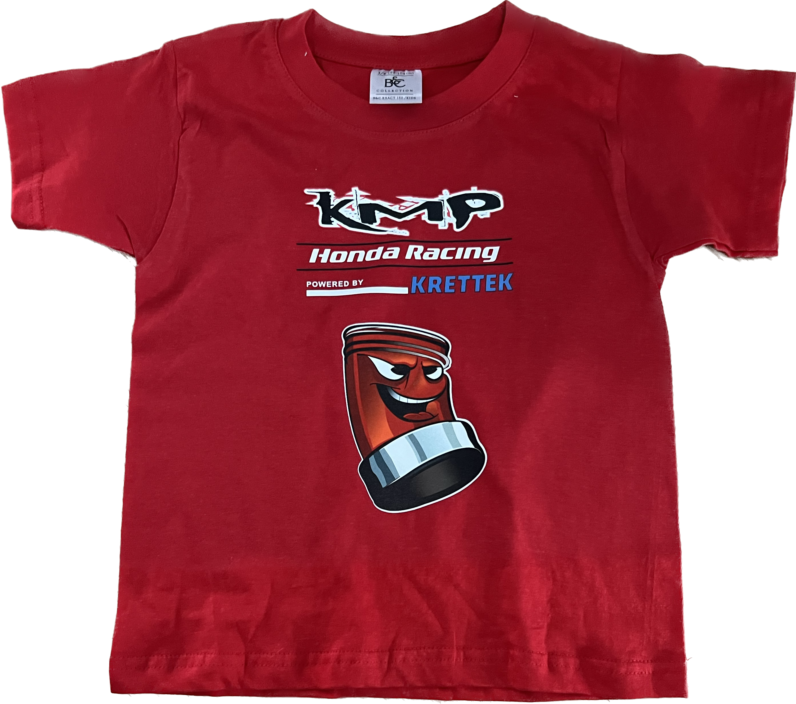 Kinder KMP Honda Racing Tee rot -powered by Krettek 10 Jahre