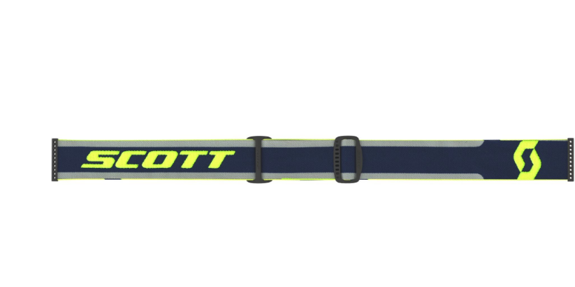 SCOTT FURY GOGGLE blue/grey / yellow chrome works verspiegelt