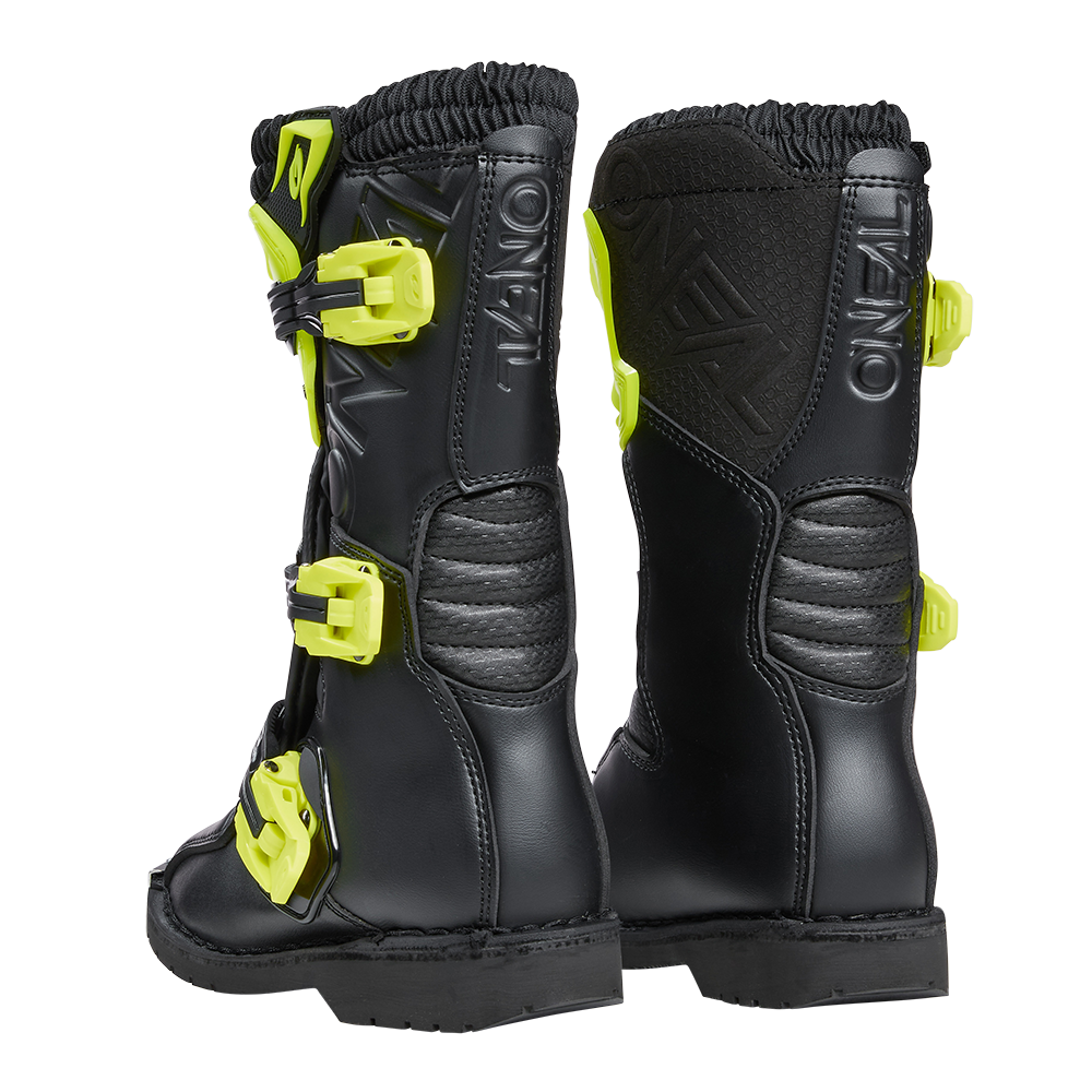 O'NEAL RIDER PRO YOUTH BOOT NEON YELLOW -38-