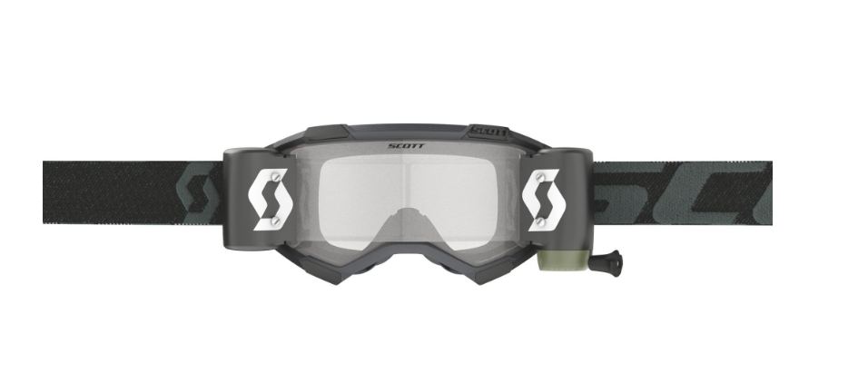 SCOTT FURY WFS BRILLE black / clear works unverspiegelt