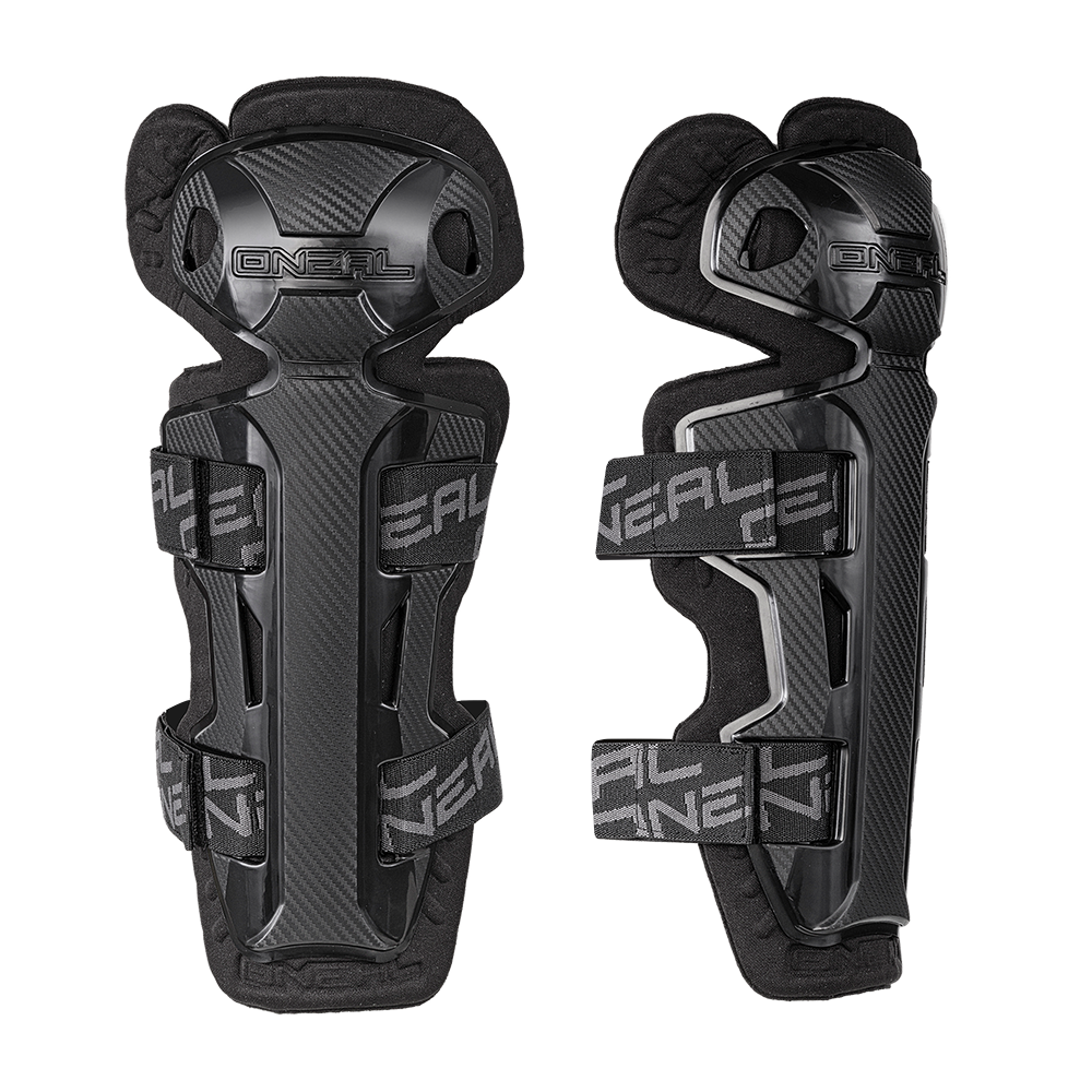 O'NEAL PRO II RL CARBON LOOK KNEE CUPS BLACK One Size