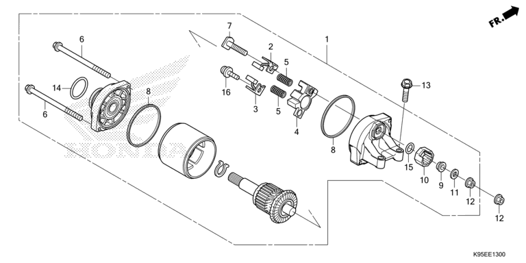 E-13 Anlasser CRF 250 Bj 2020