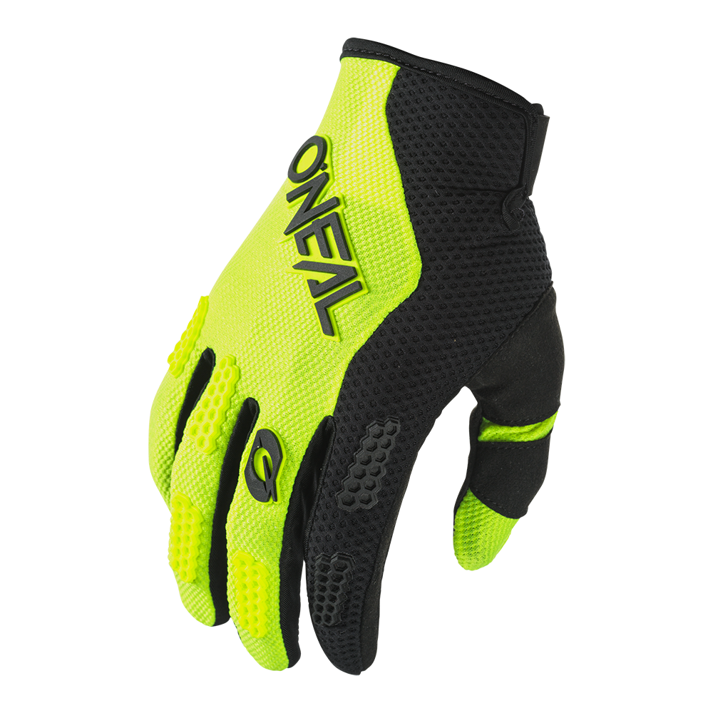 O'NEAL ELEMENT GLOVE RACEWEAR BLACK/NEON YELLOW L