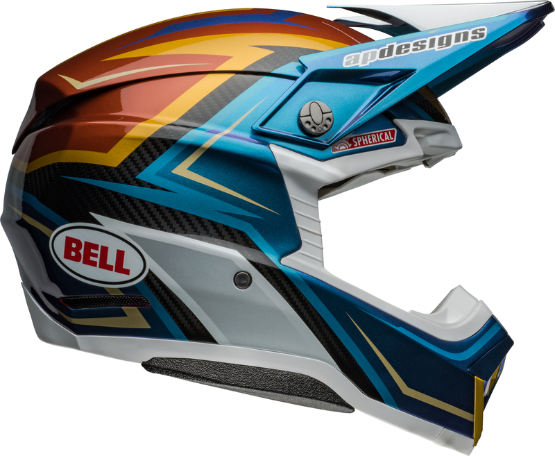 BELL Moto-10 Spherical Helm - Tomac Replica 24 Gloss White/Gold S