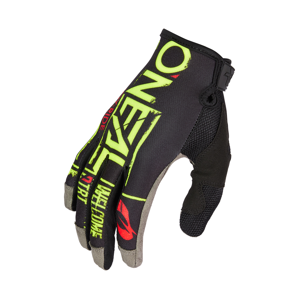 O'NEAL MAYHEM GLOVE ATTACK BLACK/NEON YELLOW XL