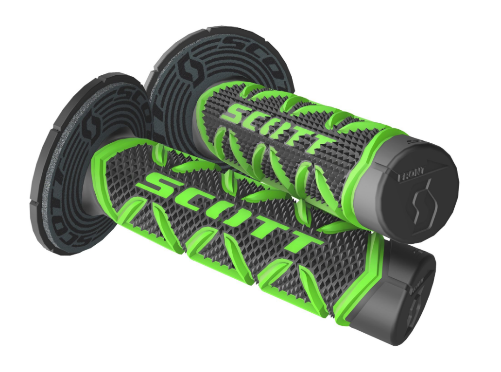 SCOTT DIAMOND + DONUT GRIP -schwarz/grün-