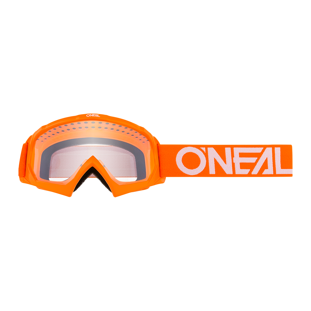 O'NEAL B-10 YOUTH GOGGLE SOLID ORANGE/WHITE