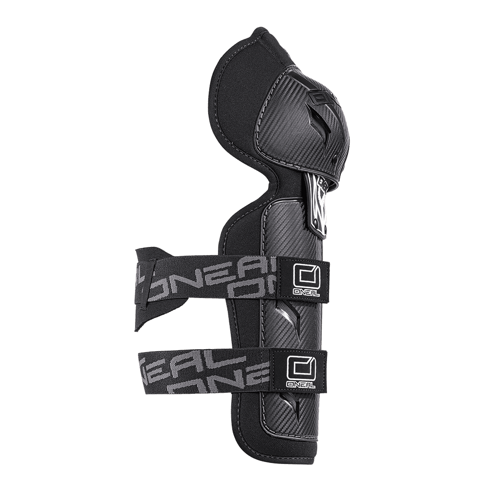 O'NEAL PRO III CARBON LOOK YOUTH KNEE GUARD BLACK One Size