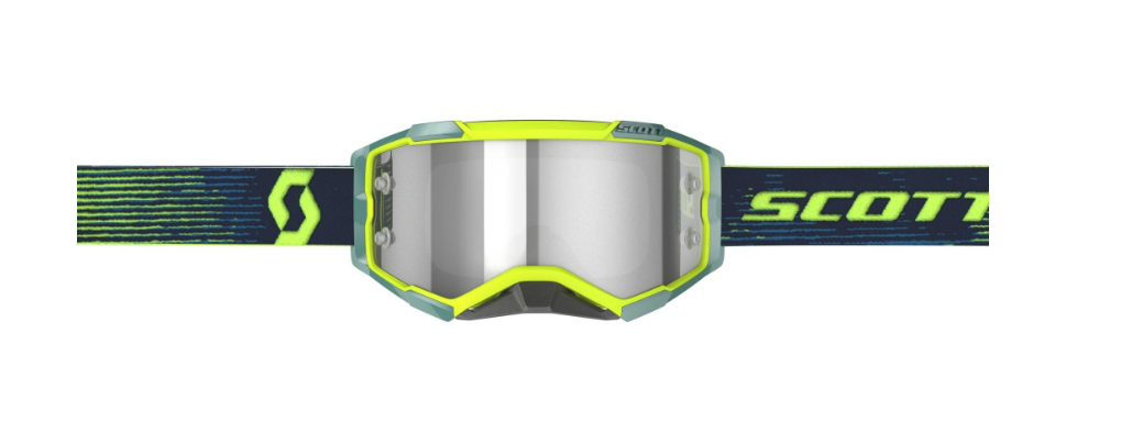 SCOTT FURY LIGHT SENSITIVE BRILLE neon yellow/blue / light sensitive grey verspiegelt