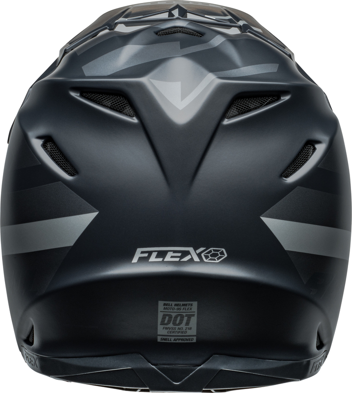 BELL Moto-9S Flex Helm - Banshee Satin Black/Silver M