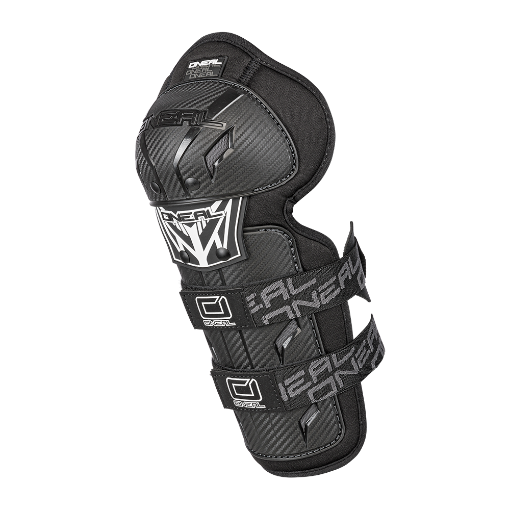 O'NEAL PRO III CARBON LOOK KNEE GUARD BLACK One Size