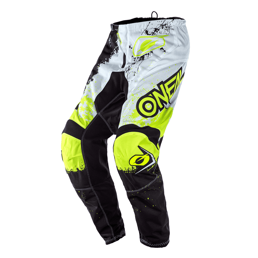 O'NEAL ELEMENT PANTS IMPACT BLACK/NEON YELLOW 32