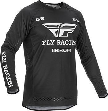 Fly MX-Jersey Evolution Black-White -M-