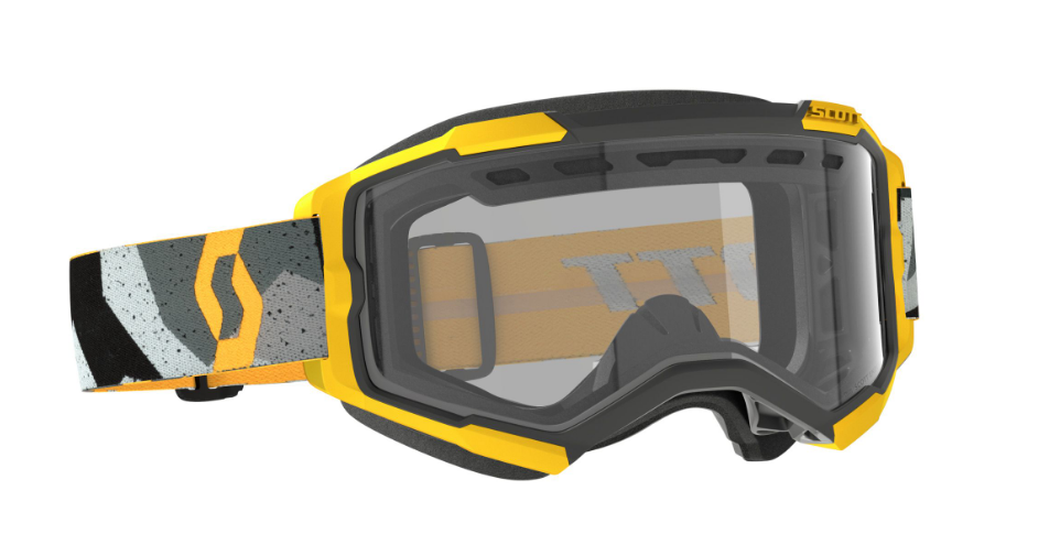SCOTT FURY ENDURO BRILLE camo grey/yellow ungespiegelt