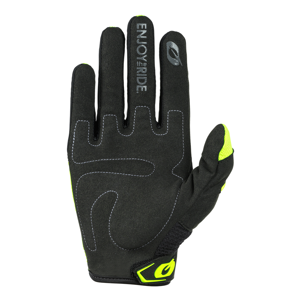 O'NEAL ELEMENT YOUTH GLOVE RACEWEAR BLACK/NEON YELLOW S