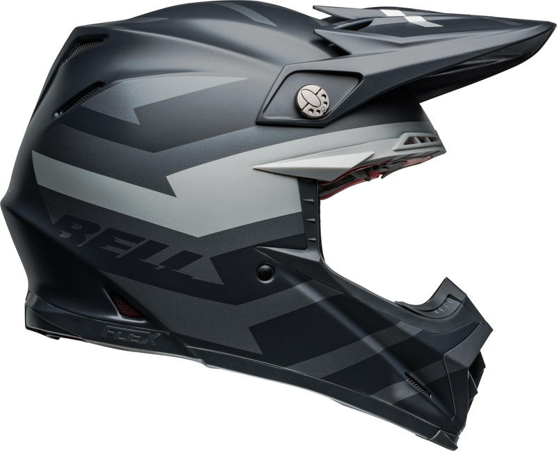 BELL Moto-9S Flex Helm - Banshee Satin Black/Silver M