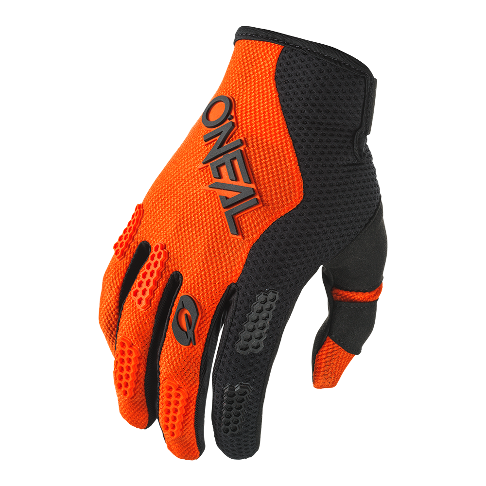 O'NEAL ELEMENT YOUTH GLOVE RACEWEAR BLACK/ORANGE XS