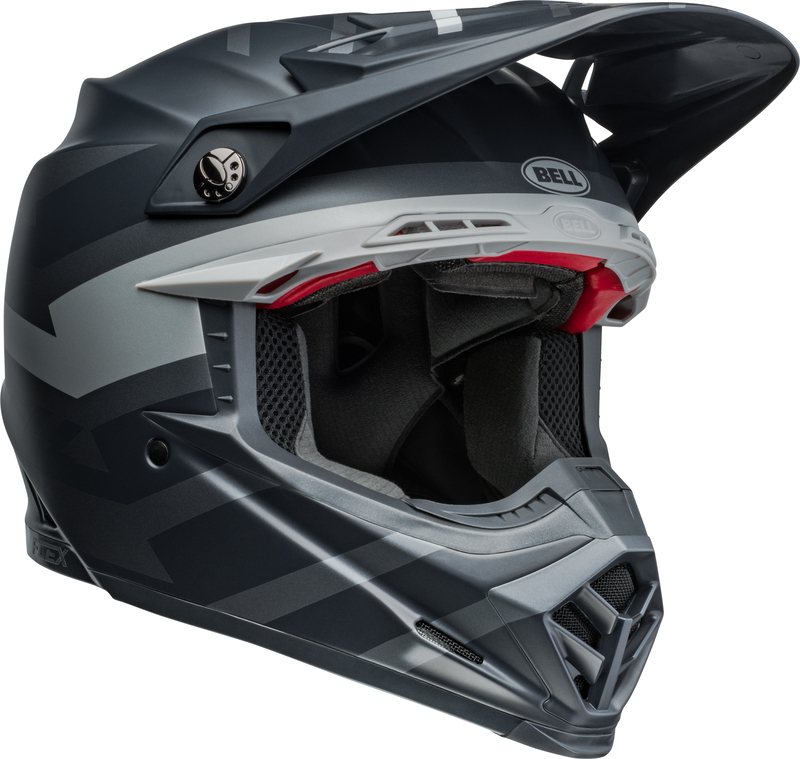 BELL Moto-9S Flex Helm - Banshee Satin Black/Silver M