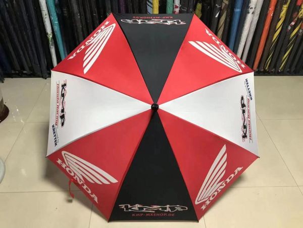 KMP Schirm powered by Krettek Extra Groß Rot Schwarz