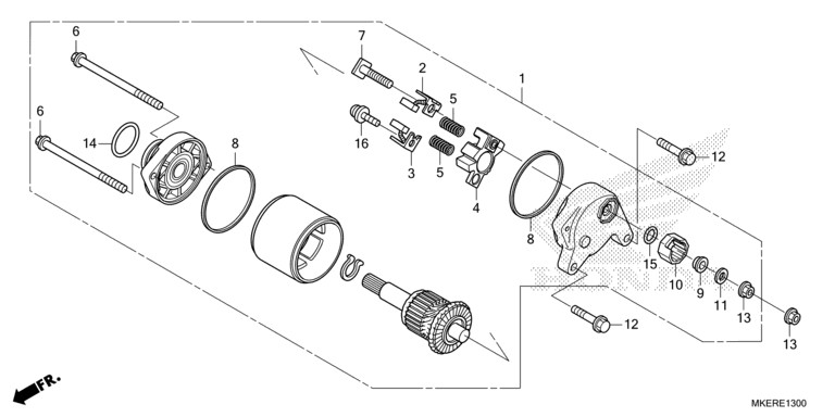 E-13 Anlasser CRF 450 Bj 2022