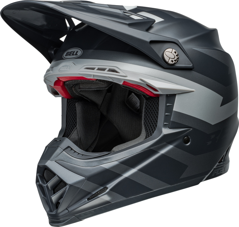 BELL Moto-9S Flex Helm - Banshee Satin Black/Silver M