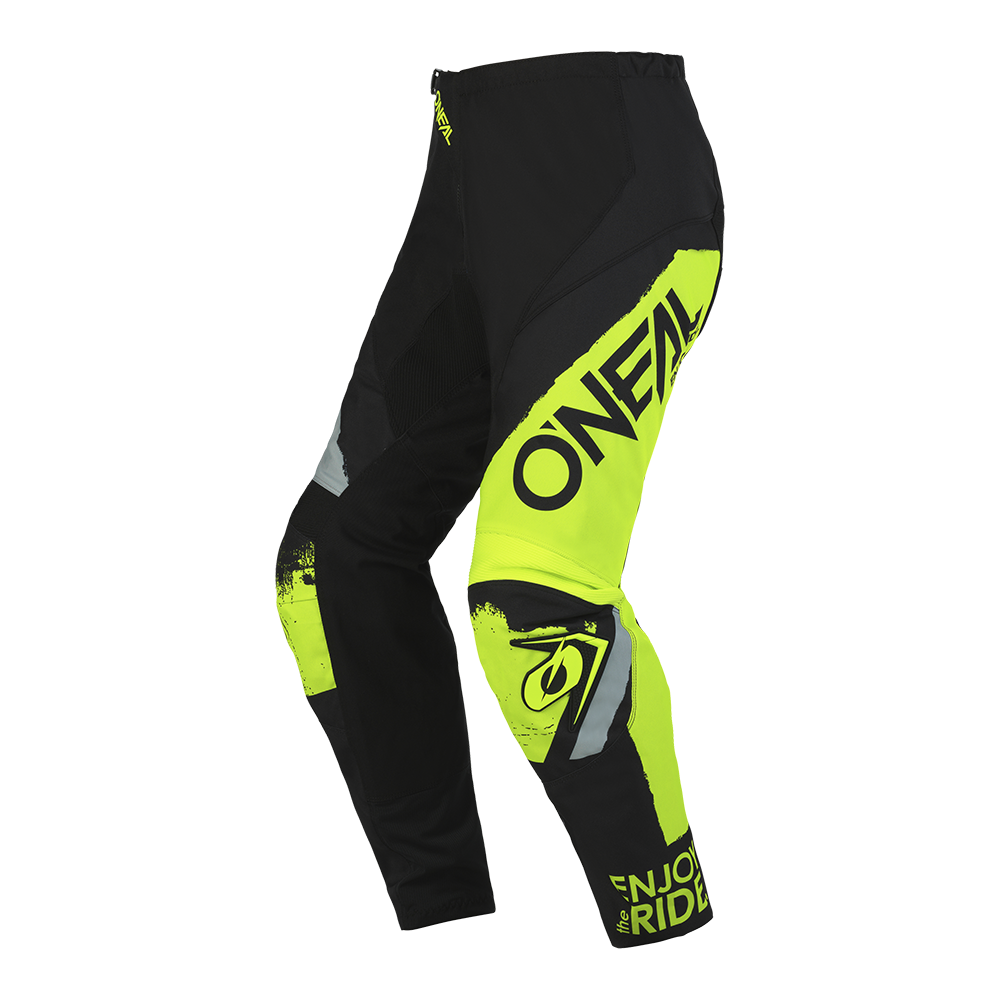 O'NEAL ELEMENT PANTS SHOCKER BLACK/NEON YELLOW 28