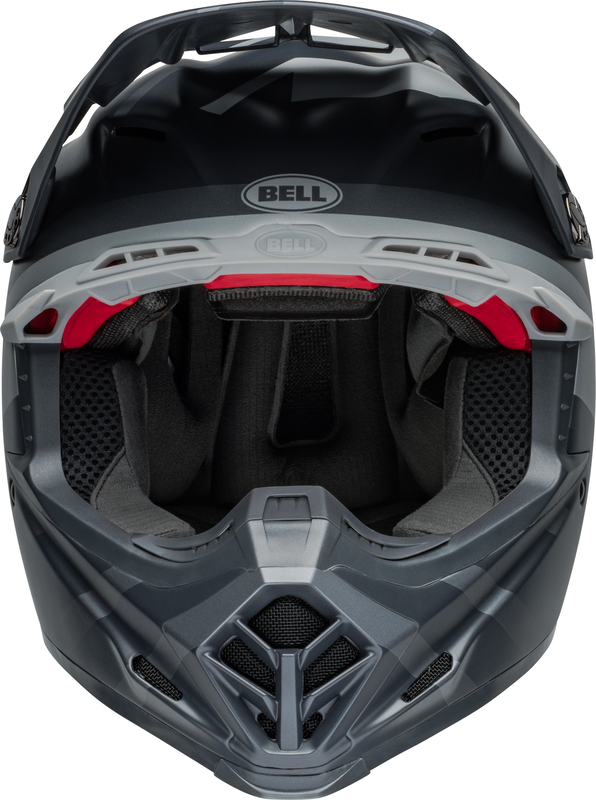 BELL Moto-9S Flex Helm - Banshee Satin Black/Silver M