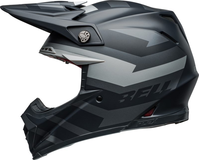 BELL Moto-9S Flex Helm - Banshee Satin Black/Silver M