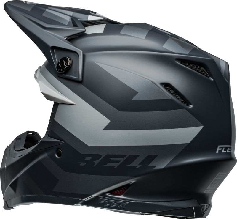 BELL Moto-9S Flex Helm - Banshee Satin Black/Silver M