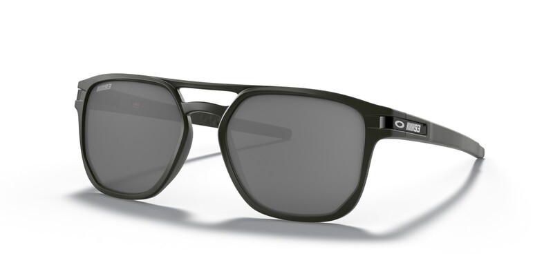 OAKLEY Latch Sonnenbrille Matt Olive - Gläser Prizm Schwarz