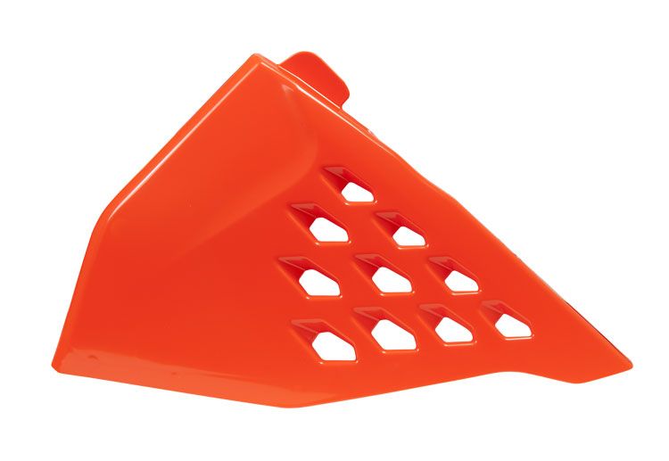 Airbox Abdeckung links für KTM SX/SXF 19-22 EXC 20-23 mit Belüftung Neon Orange