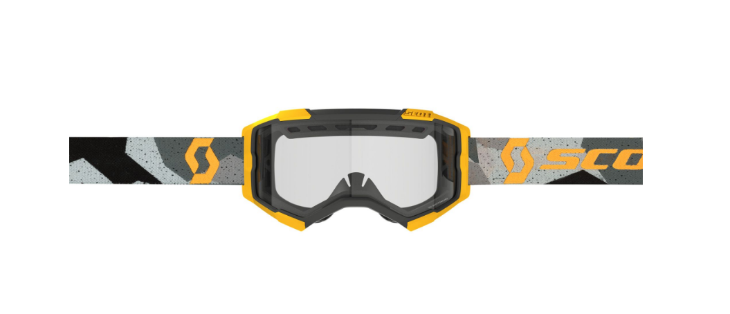 SCOTT FURY ENDURO BRILLE camo grey/yellow ungespiegelt