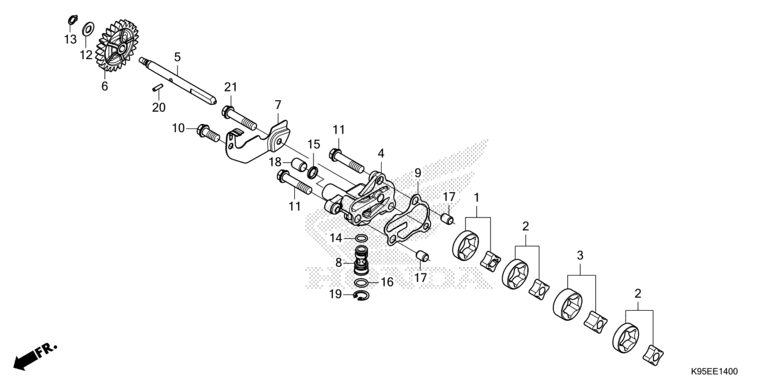 E-14 Ölpumpe CRF 250 Bj 2023