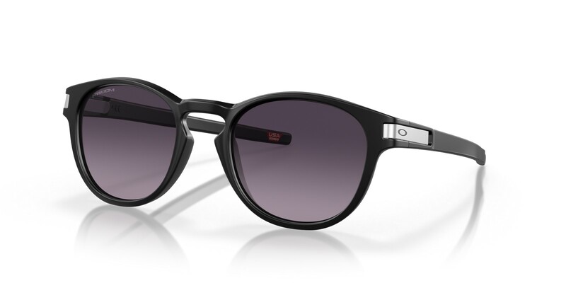 OAKLEY Latch Sonnenbrille Mattschwarz - Gläser Prizm grauer Farbverlauf