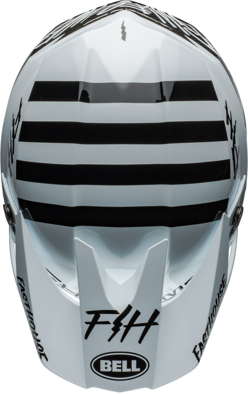 BELL Moto-10 Spherical Helm - Fasthouse Mod Squad Gloss White/Black XL