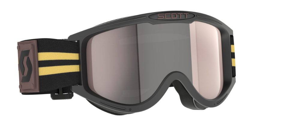 SCOTT 89X ERA BRILLE black/beige / silver chrome verspiegelt