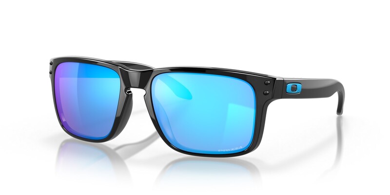 OAKLEY Holbrook Sonnenbrille Gestell Schwarz poliert - Gläser Prizm Sapphire
